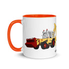 JCB Mug with Color Inside JCB 3D (1975) | Mug with Color Inside Quality Farmers Merch