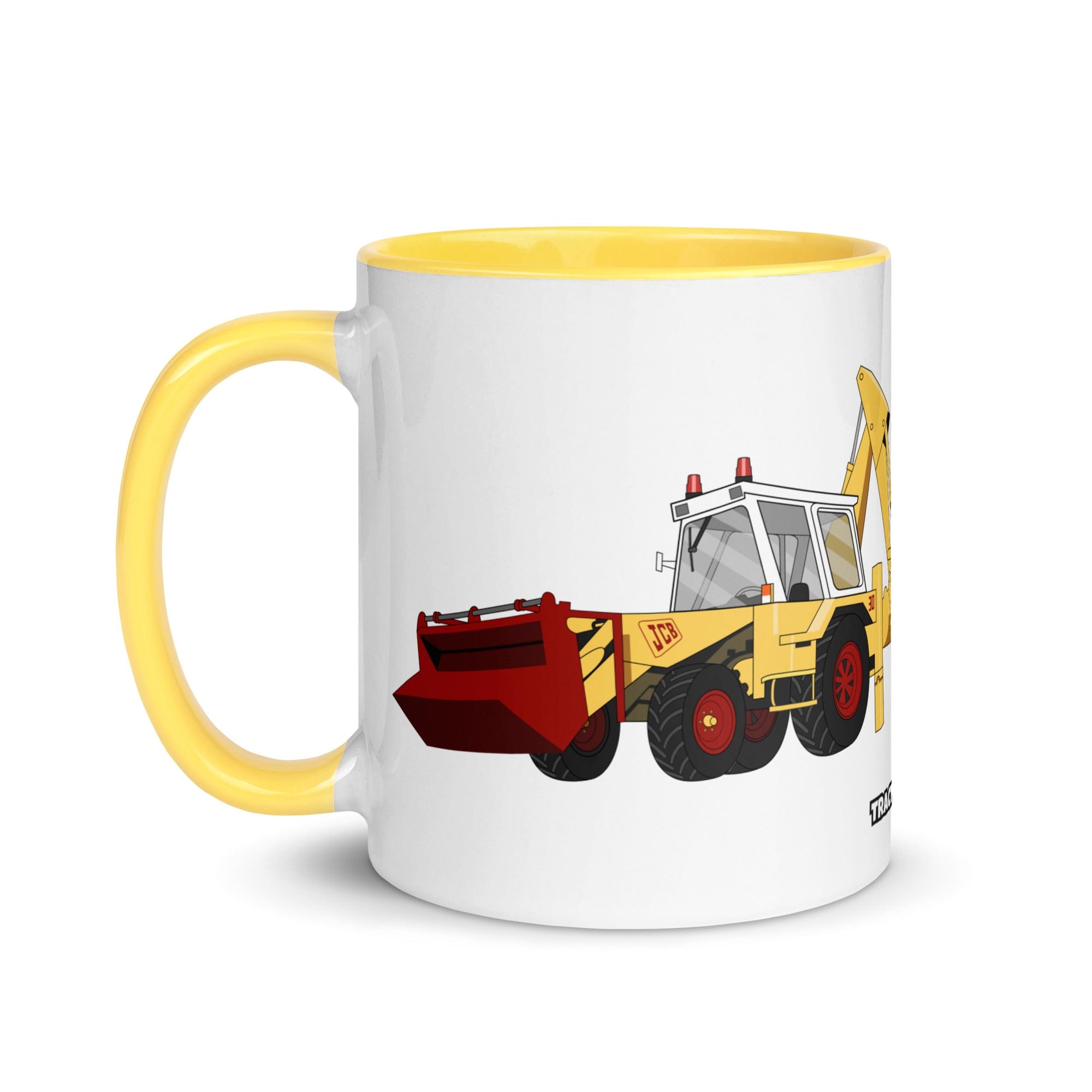 JCB Mug with Color Inside JCB 3D (1975) | Mug with Color Inside Quality Farmers Merch