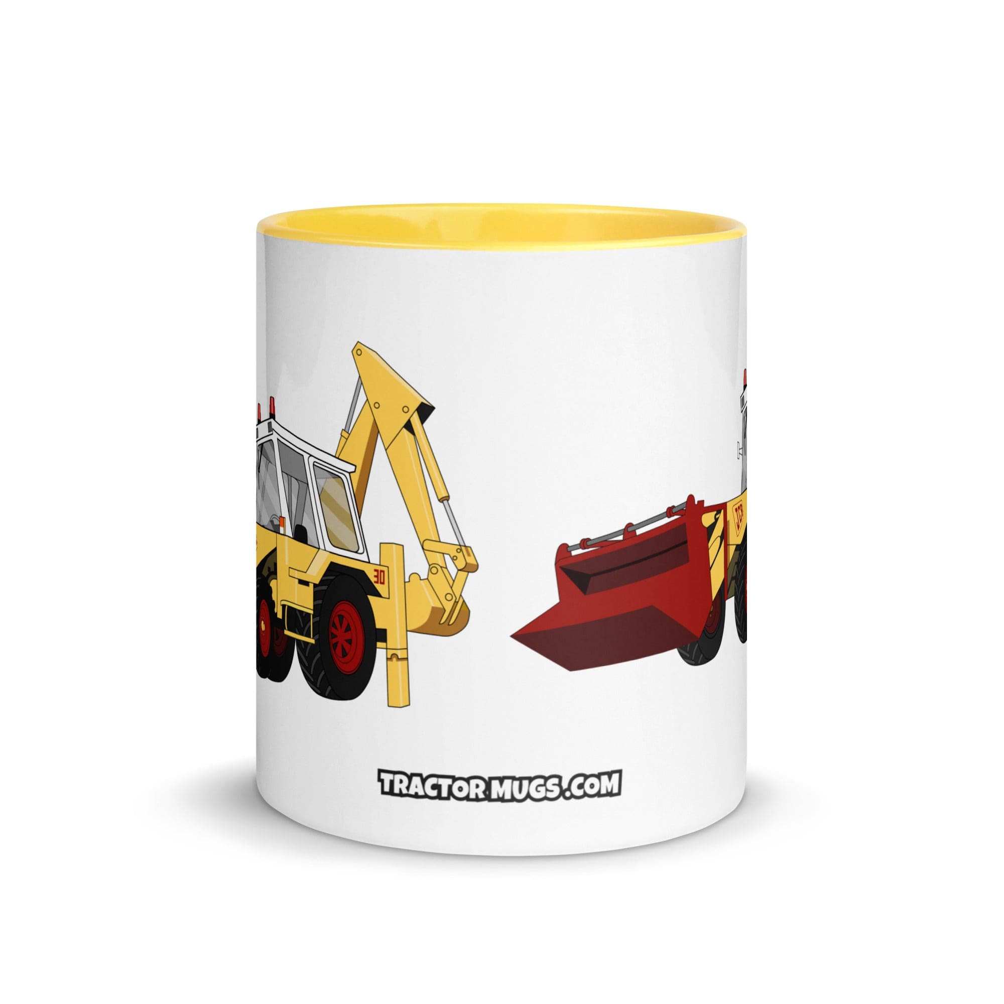 JCB Mug with Color Inside JCB 3D (1975) | Mug with Color Inside Quality Farmers Merch