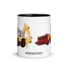 JCB Mug with Color Inside JCB 3D (1975) | Mug with Color Inside Quality Farmers Merch