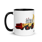 JCB Mug with Color Inside JCB 3D (1975) | Mug with Color Inside Quality Farmers Merch