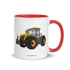 JCB Red / 11 oz JCB Fastrac 4220 Icon | Mug with Color Inside Quality Farmers Merch