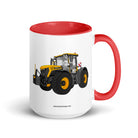JCB Red / 15 oz JCB Fastrac 4220 Icon | Mug with Color Inside Quality Farmers Merch