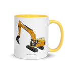 JCB Yellow / 11 oz JCB 370 LC | Mug with Color Inside Quality Farmers Merch