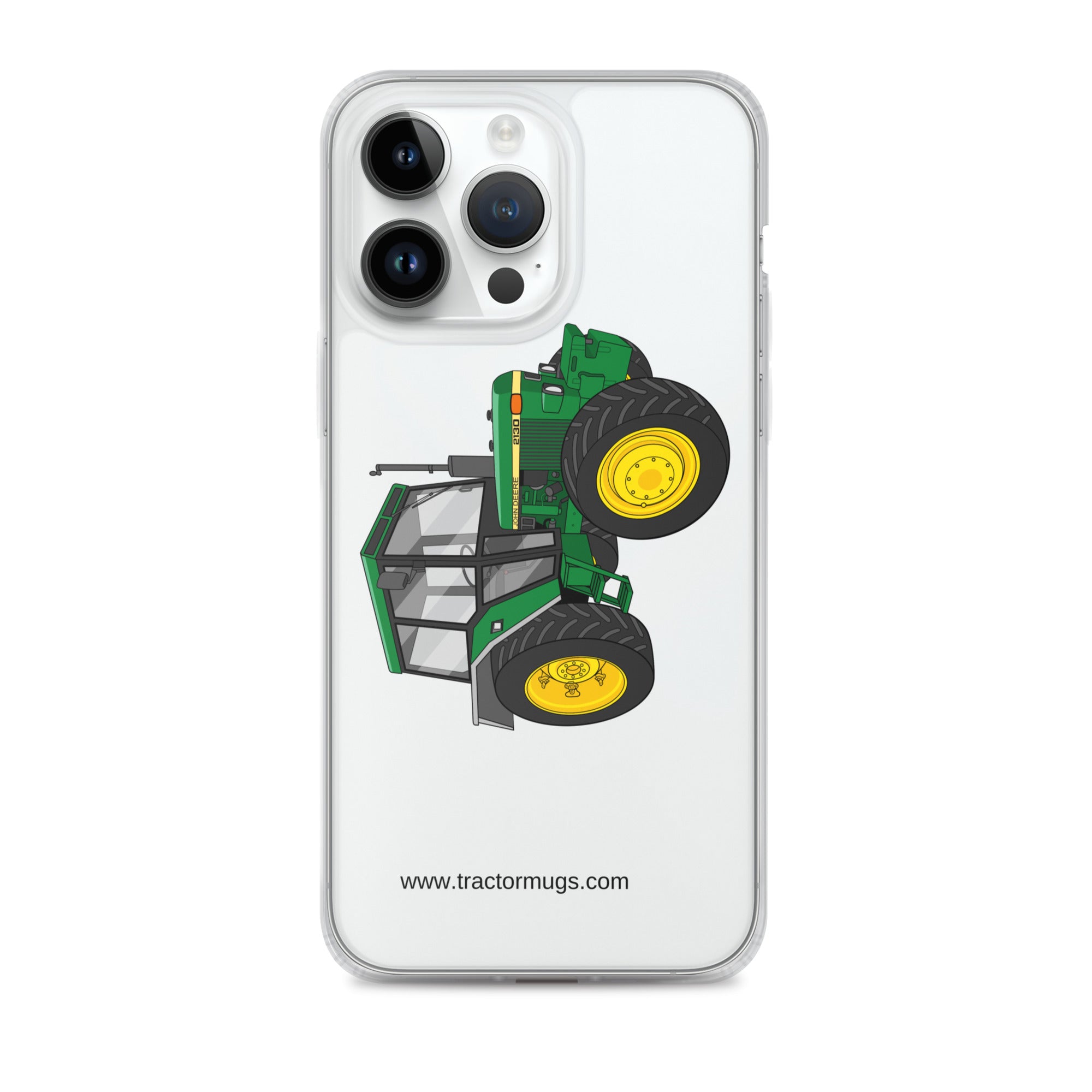 John Deere Clear Case for iPhone iPhone 14 Pro Max John Deere 2130 | Clear Case for iPhone® Quality Farmers Merch