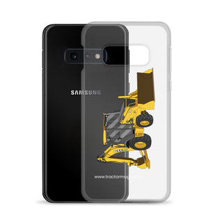 John Deere Clear Case for Samsung® John Deere 410G Backhoe | Clear Case for Samsung® Quality Farmers Merch