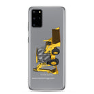 John Deere Clear Case for Samsung® Samsung Galaxy S20 Plus John Deere 410G Backhoe | Clear Case for Samsung® Quality Farmers Merch
