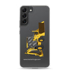 John Deere Clear Case for Samsung® Samsung Galaxy S22 Plus John Deere 410G Backhoe | Clear Case for Samsung® Quality Farmers Merch