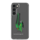 John Deere Clear Case for Samsung® Samsung Galaxy S23 Plus John Deere X9 1100 Combine | Clear Case for Samsung® Quality Farmers Merch