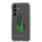 John Deere Clear Case for Samsung® Samsung Galaxy S24 Plus John Deere X9 1100 Combine | Clear Case for Samsung® Quality Farmers Merch