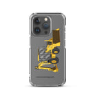 John Deere iPhone 15 Pro John Deere 410G Backhoe | Clear Case for iPhone® Quality Farmers Merch