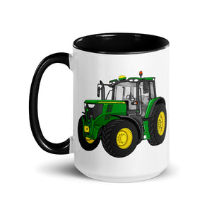 John Deere John Deere 6155 M | Mug with Color Inside Quality Farmers Merch
