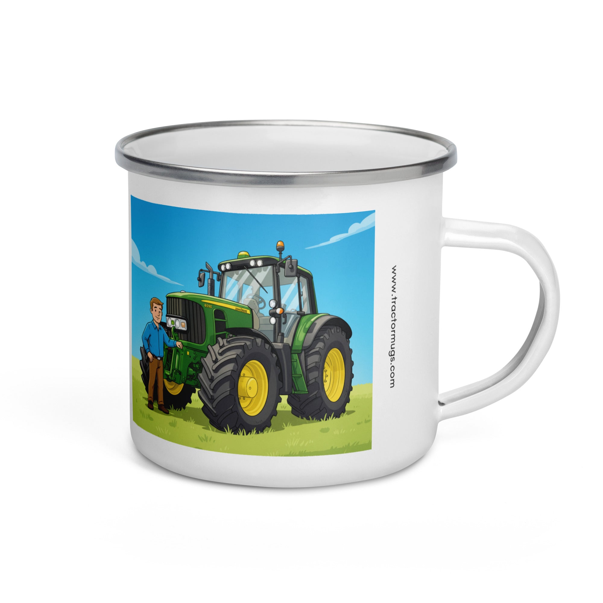 John Deere John Deere 6930 Man' | Enamel Mug Quality Farmers Merch