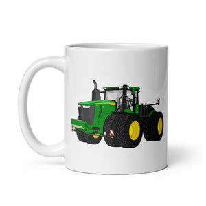 John Deere John Deere 9R 640 | White glossy mug Quality Farmers Merch