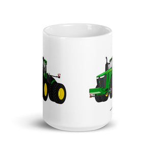 John Deere John Deere 9R 640 | White glossy mug Quality Farmers Merch