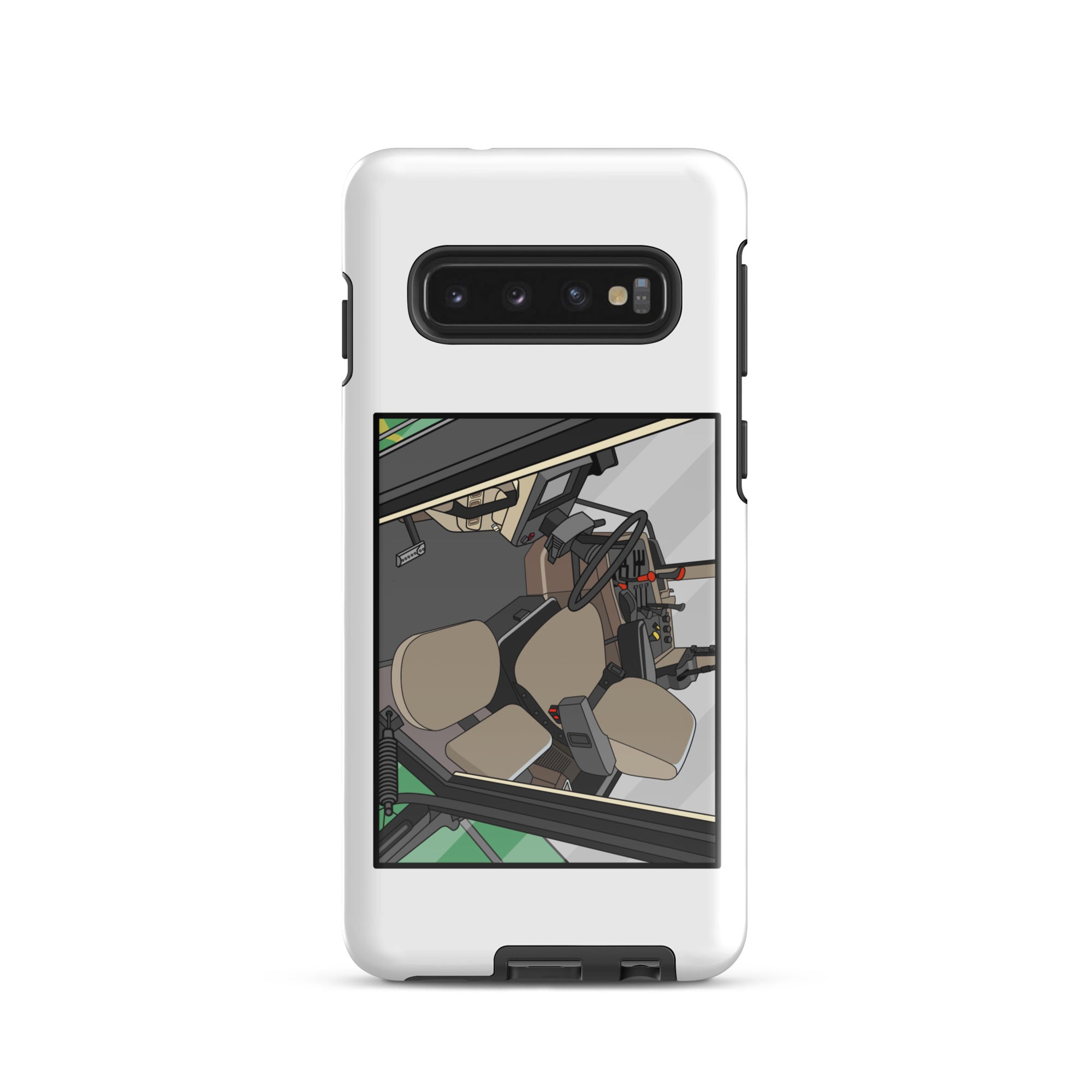 John Deere Tough case for Samsung® Samsung Galaxy S10 John Deere 7810 Cabin | Tough case for Samsung® Quality Farmers Merch