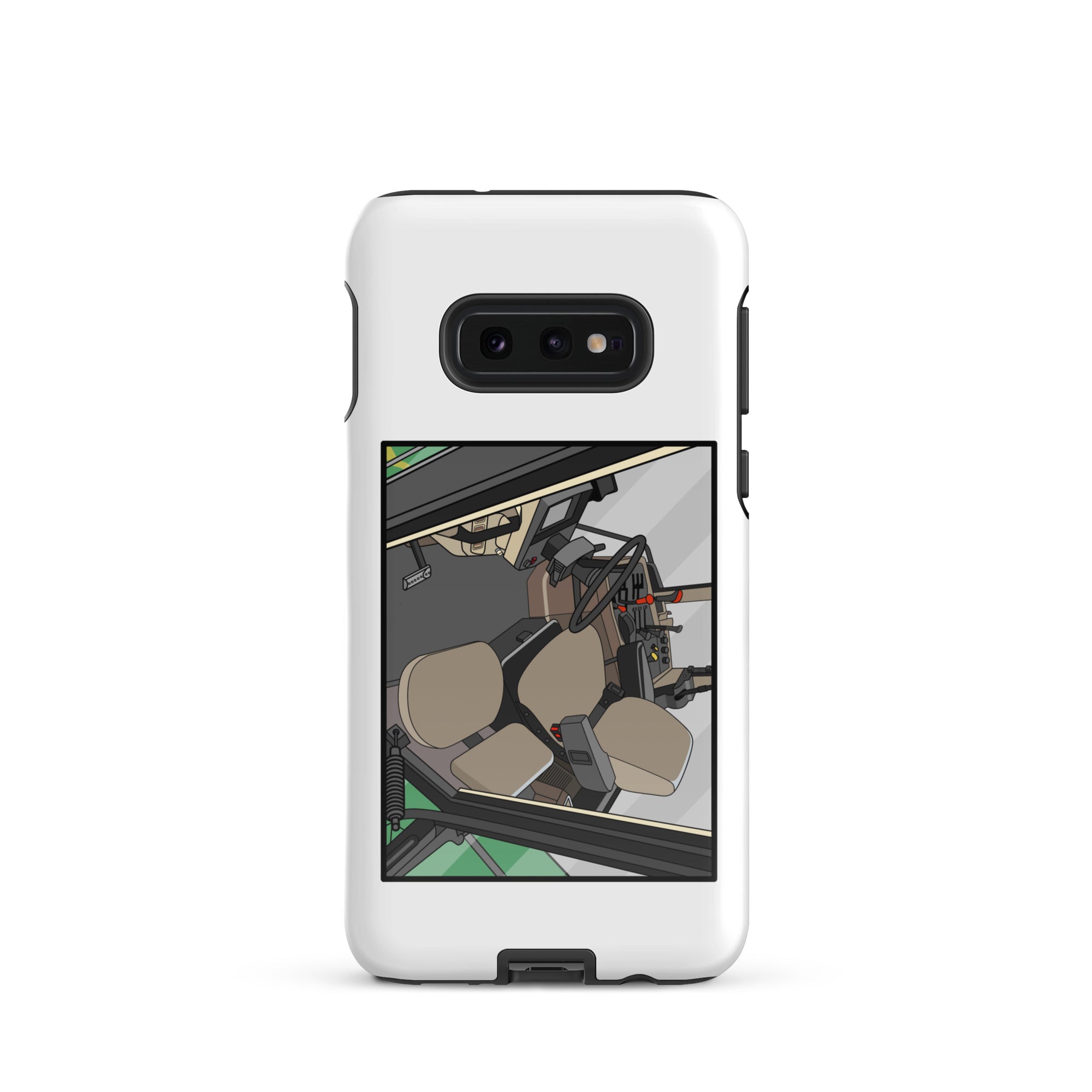 John Deere Tough case for Samsung® Samsung Galaxy S10e John Deere 7810 Cabin | Tough case for Samsung® Quality Farmers Merch