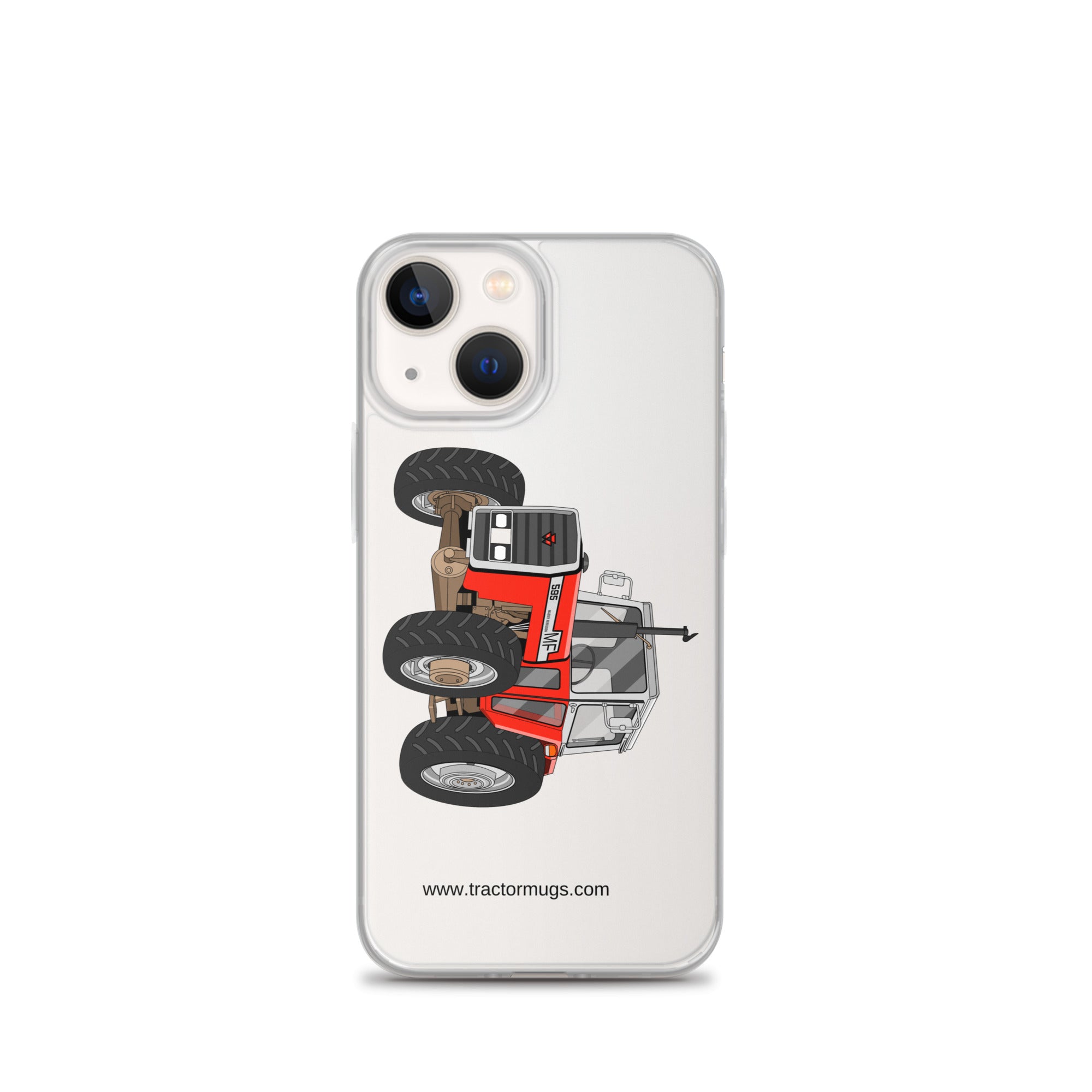 Massey Clear Case for iPhone® iPhone 13 mini Massey 595 | Clear Case for iPhone® Quality Farmers Merch