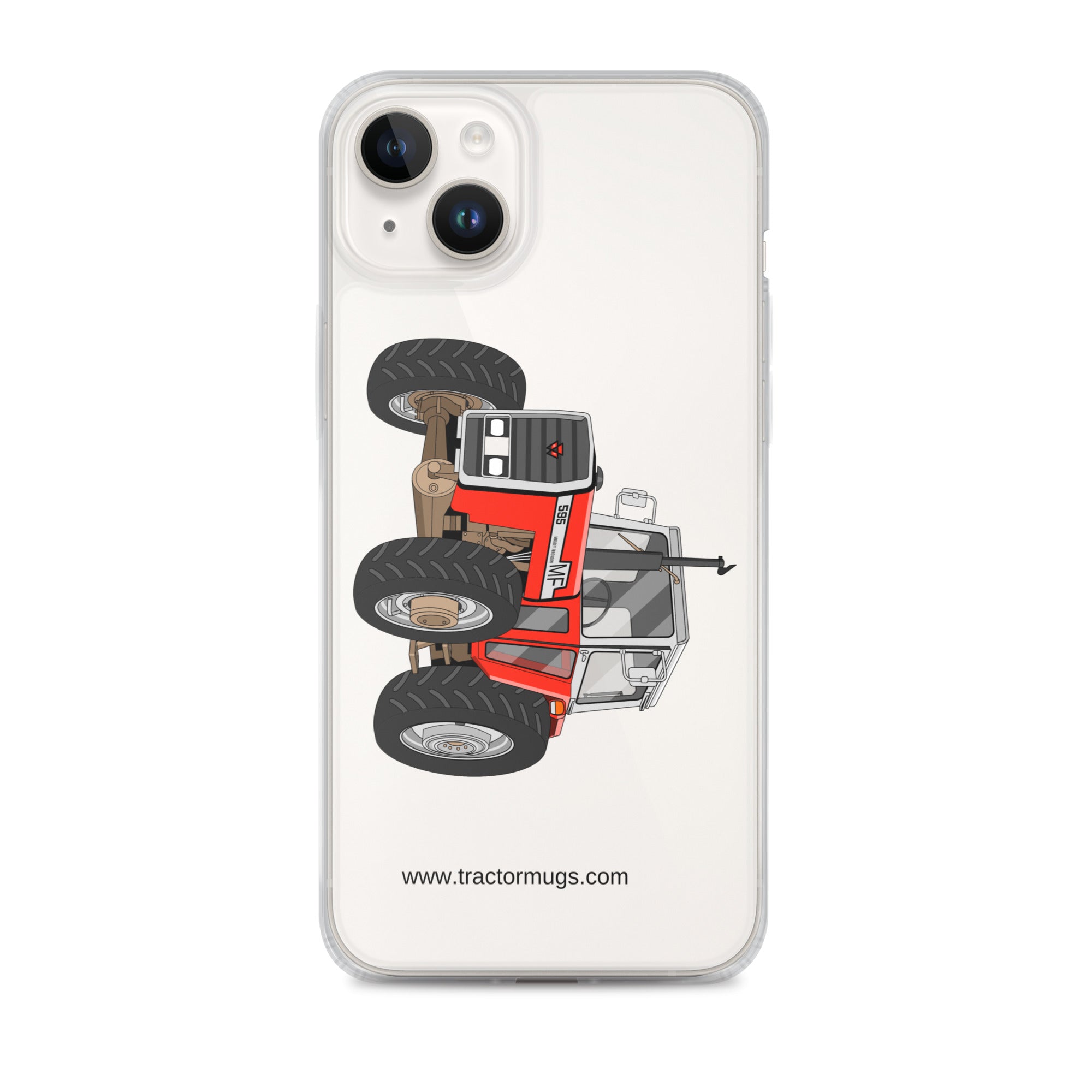 Massey Clear Case for iPhone® iPhone 14 Plus Massey 595 | Clear Case for iPhone® Quality Farmers Merch
