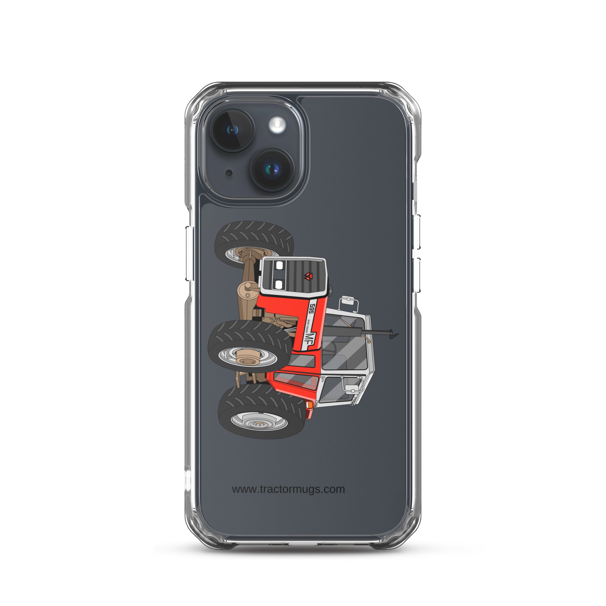 Massey Clear Case for iPhone® iPhone 15 Massey 595 | Clear Case for iPhone® Quality Farmers Merch