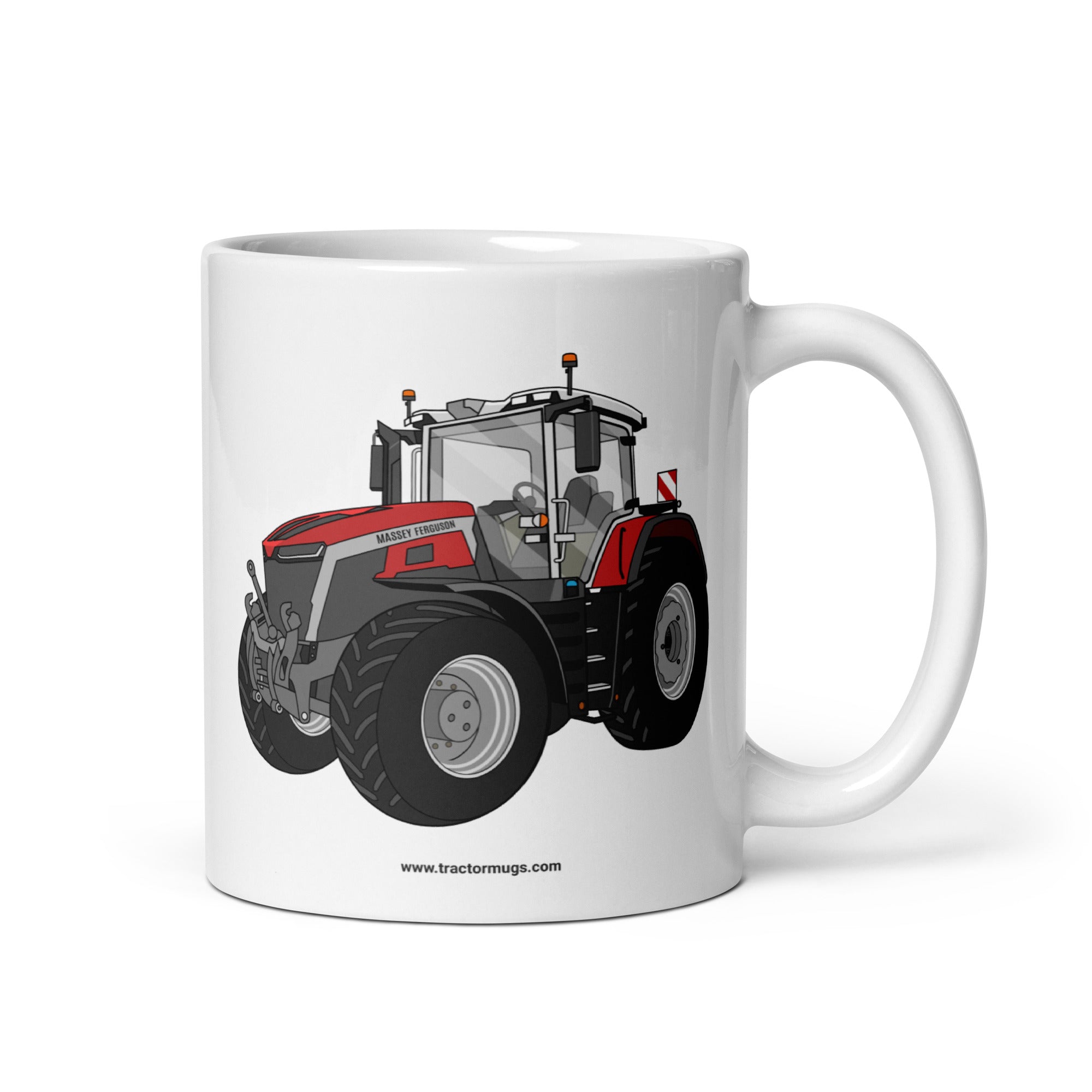 Massey Ferguson 11 oz Massey Ferguson 9X | White glossy mug Quality Farmers Merch