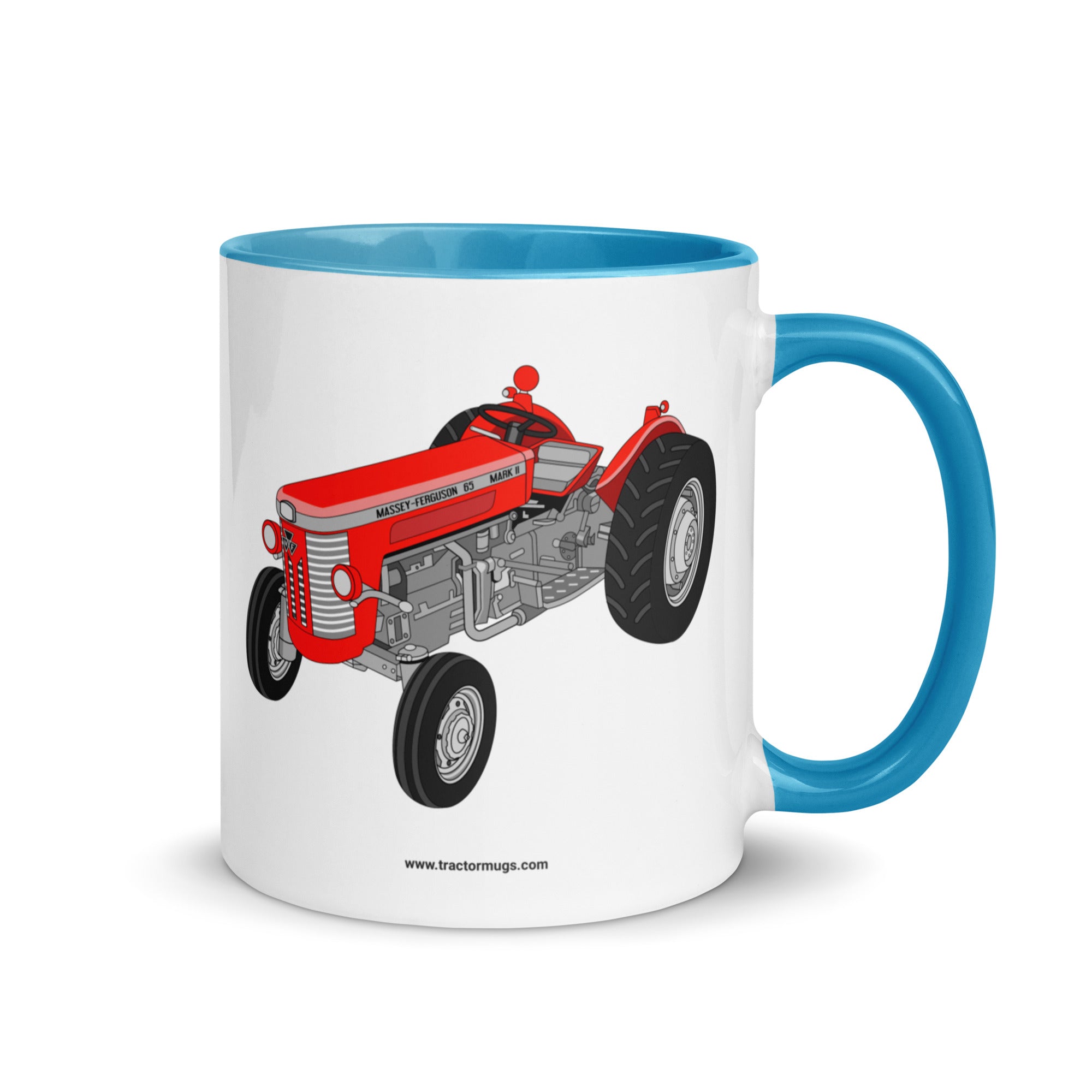 Massey Ferguson Blue / 11 oz Massey-Ferguson 65 Mark II | Mug with Color Inside Quality Farmers Merch