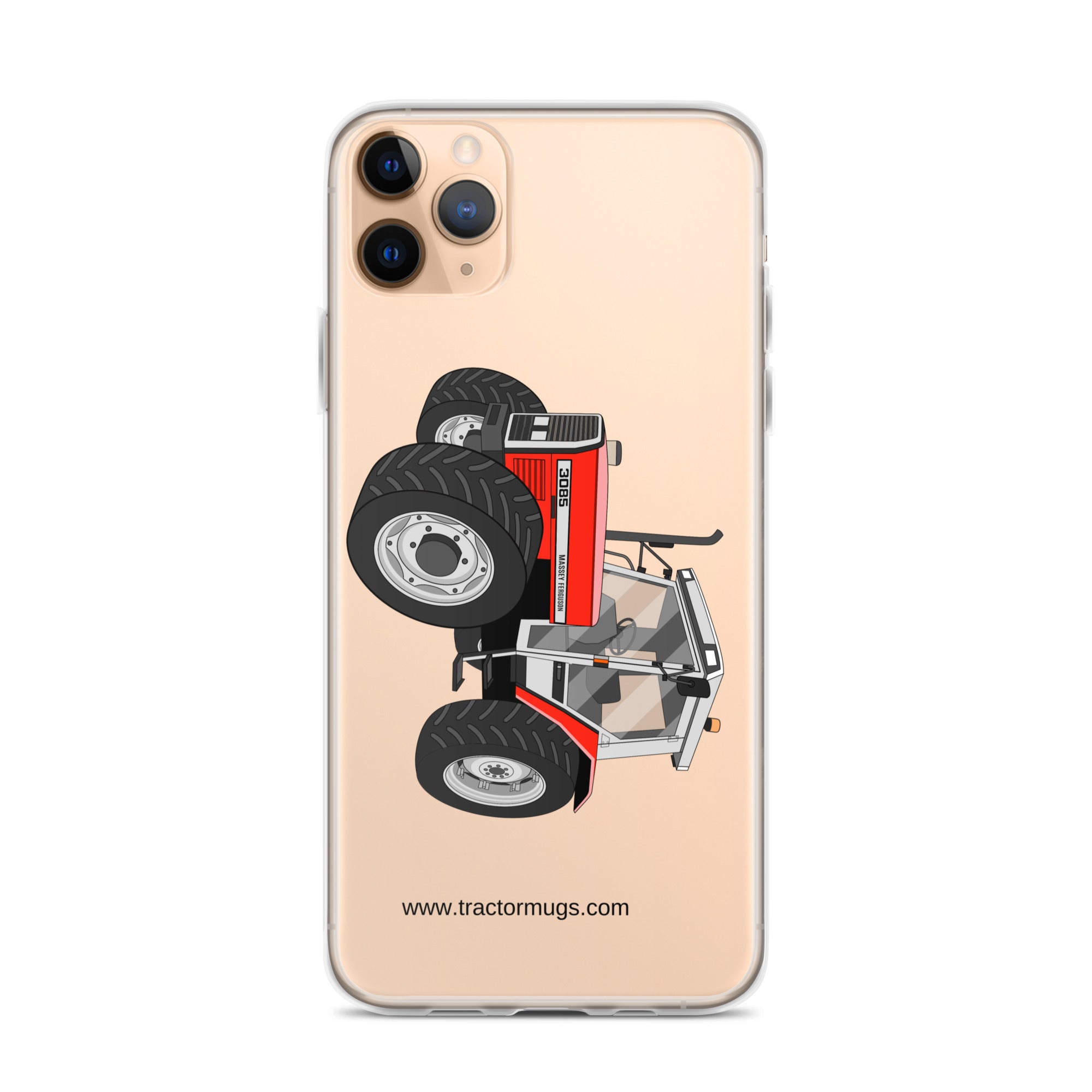 Massey Ferguson Clear Case for iPhone® iPhone 11 Pro Max Massey Ferguson 3085 |  Clear Case for iPhone® Quality Farmers Merch