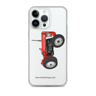 Massey Ferguson Clear Case for iPhone® iPhone 14 Pro Max Massey Ferguson 135 with cab  |  Clear Case for iPhone® Quality Farmers Merch