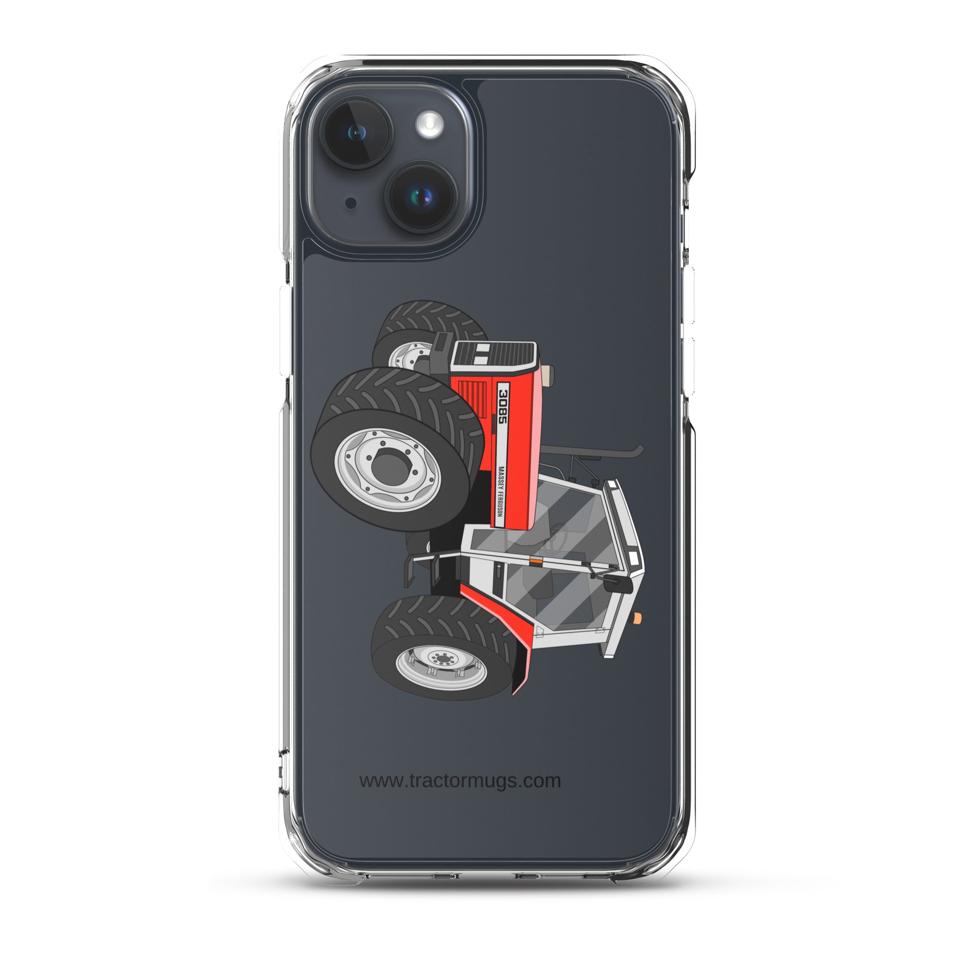 Massey Ferguson Clear Case for iPhone® iPhone 15 Plus Massey Ferguson 3085 |  Clear Case for iPhone® Quality Farmers Merch