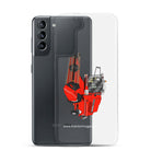 Massey Ferguson Clear Case for Samsung® 1994 Massey Ferguson 32 Combine Harvester | Clear Case for Samsung® Quality Farmers Merch
