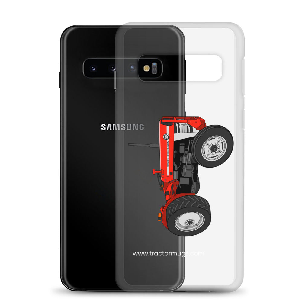Massey Ferguson Clear Case for Samsung® Massey Ferguson 135 with cab  | Clear Case for Samsung® Quality Farmers Merch