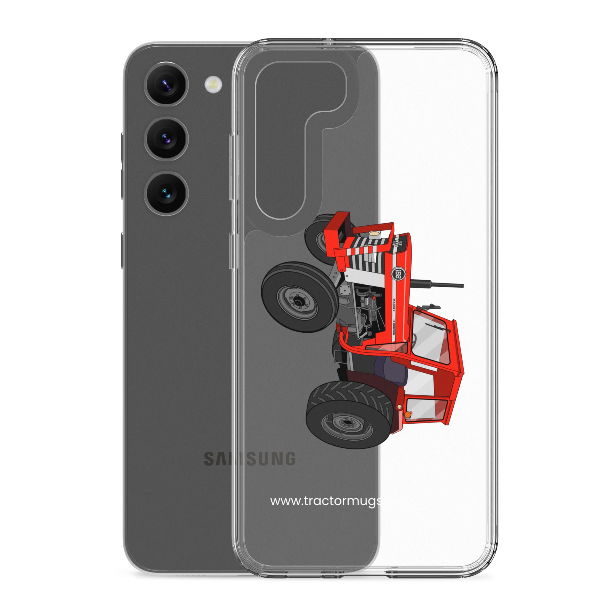Massey Ferguson Clear Case for Samsung® Massey Ferguson 168   |  Clear Case for Samsung® Quality Farmers Merch