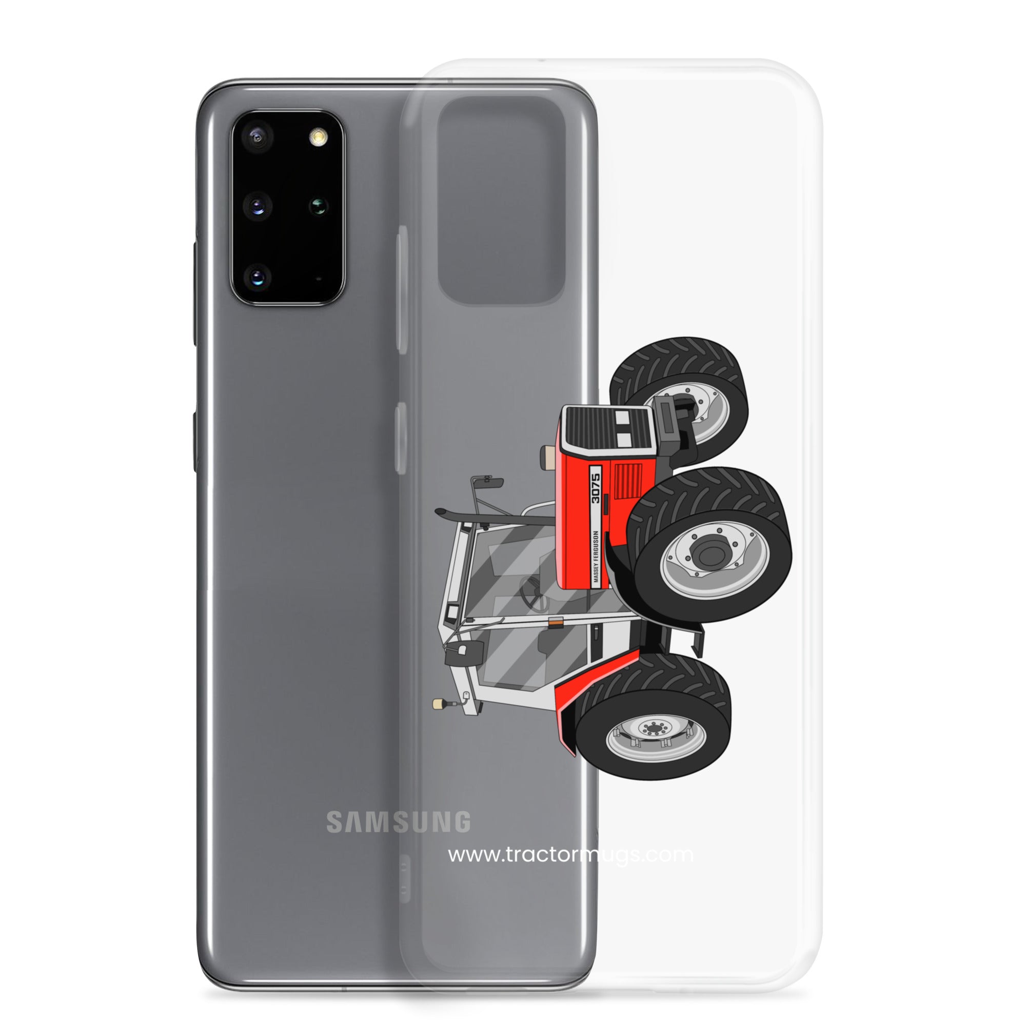 Massey Ferguson Clear Case for Samsung® Massey Ferguson 3075  |  Clear Case for Samsung® Quality Farmers Merch