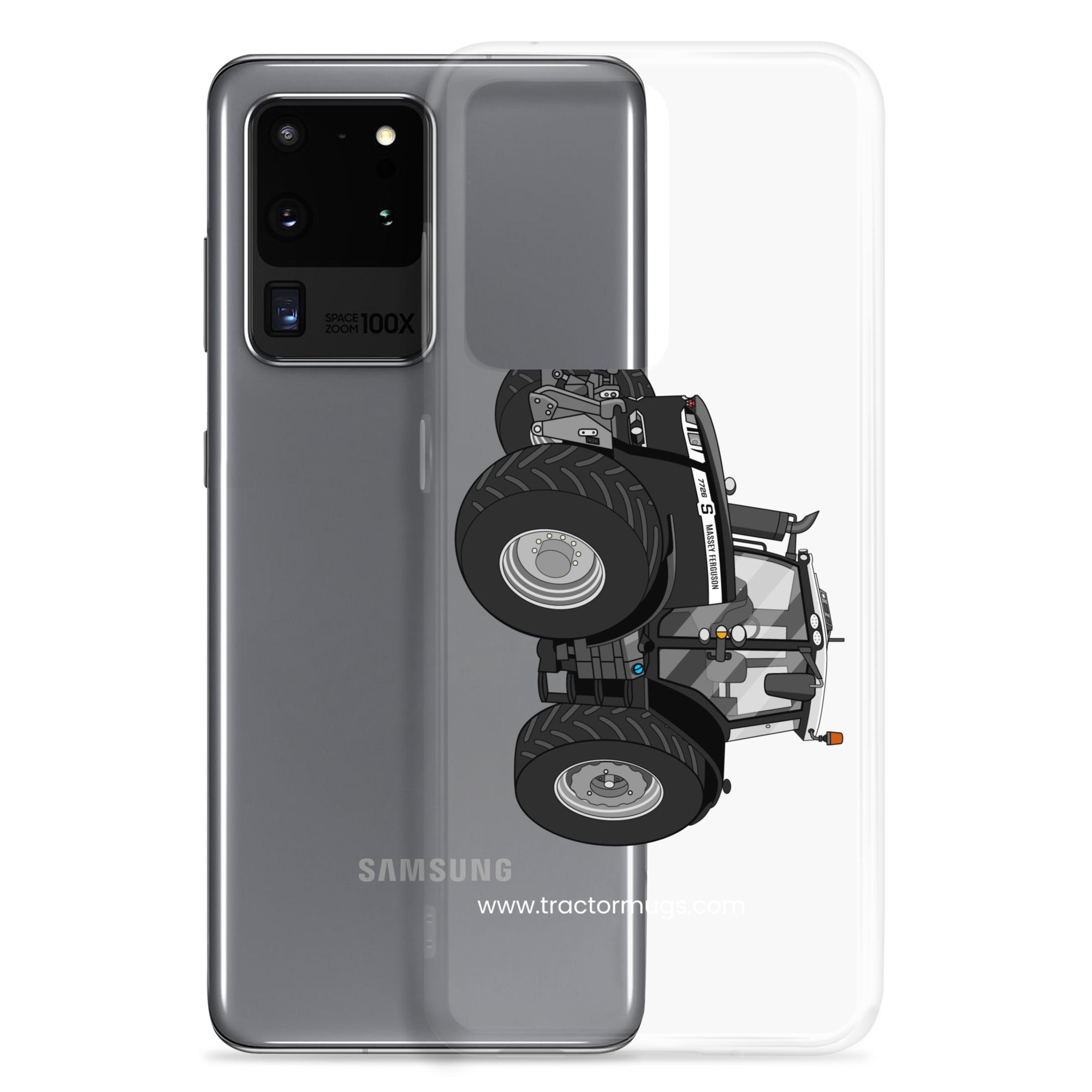 Massey Ferguson Clear Case for Samsung® Massey Ferguson 7726S Black Beauty | Clear Case for Samsung® Quality Farmers Merch