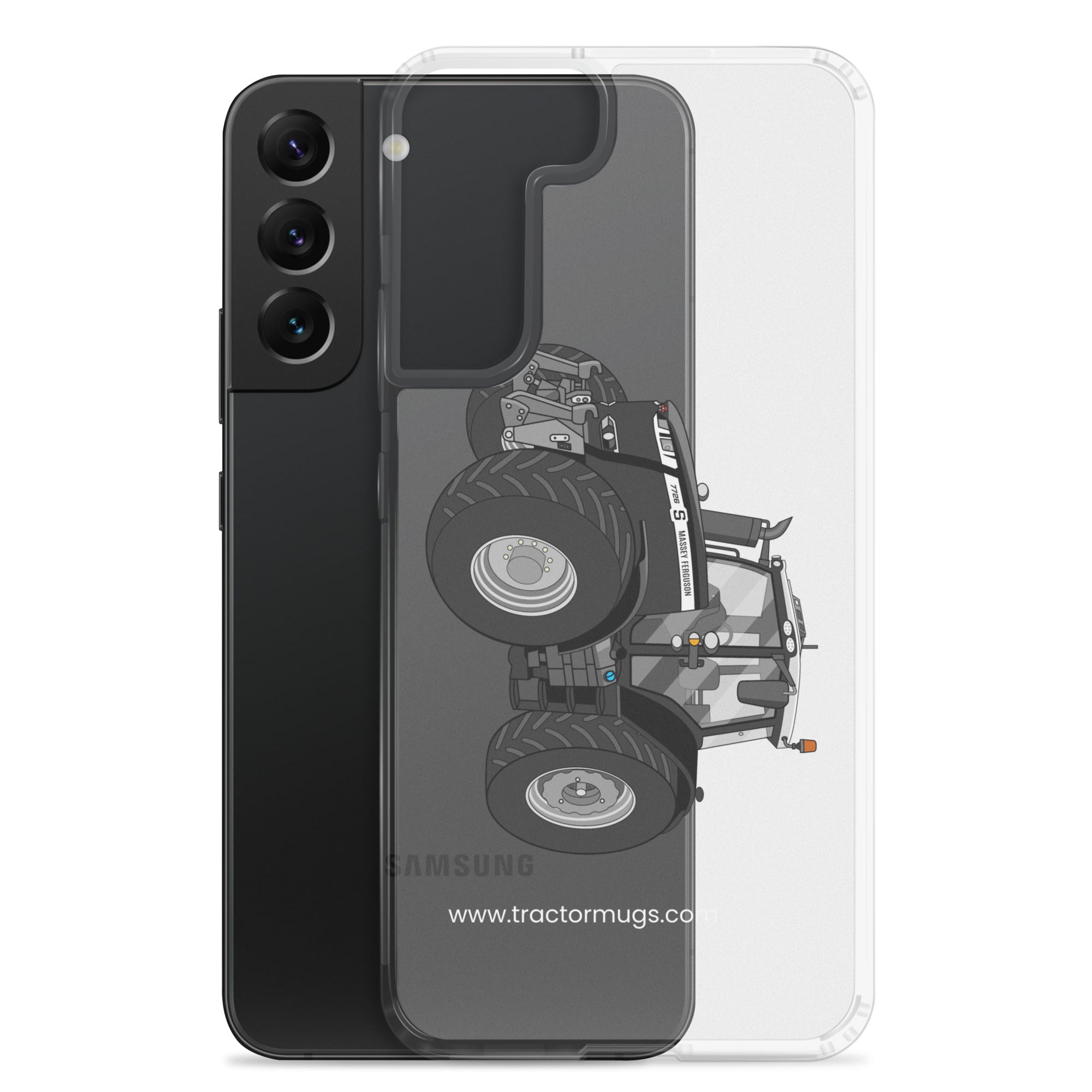 Massey Ferguson Clear Case for Samsung® Massey Ferguson 7726S Black Beauty | Clear Case for Samsung® Quality Farmers Merch