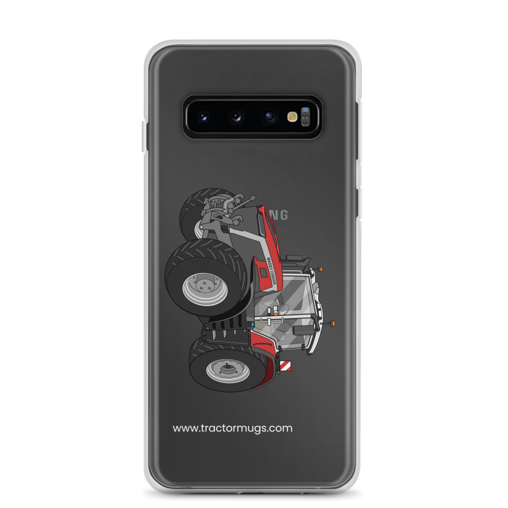 Massey Ferguson Clear Case for Samsung® Samsung Galaxy S10 Massey Ferguson 9X | Clear Case for Samsung® Quality Farmers Merch