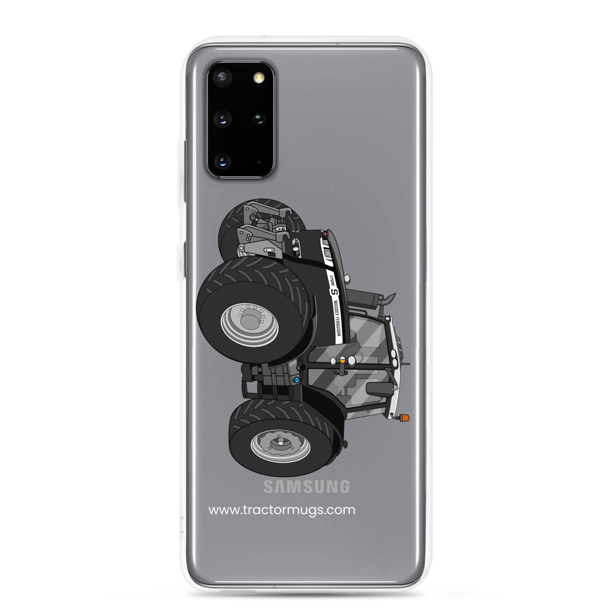 Massey Ferguson Clear Case for Samsung® Samsung Galaxy S20 Plus Massey Ferguson 7726S Black Beauty | Clear Case for Samsung® Quality Farmers Merch