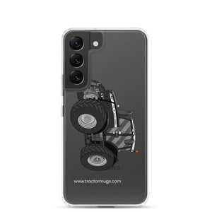 Massey Ferguson Clear Case for Samsung® Samsung Galaxy S22 Massey Ferguson 7726S Black Beauty | Clear Case for Samsung® Quality Farmers Merch