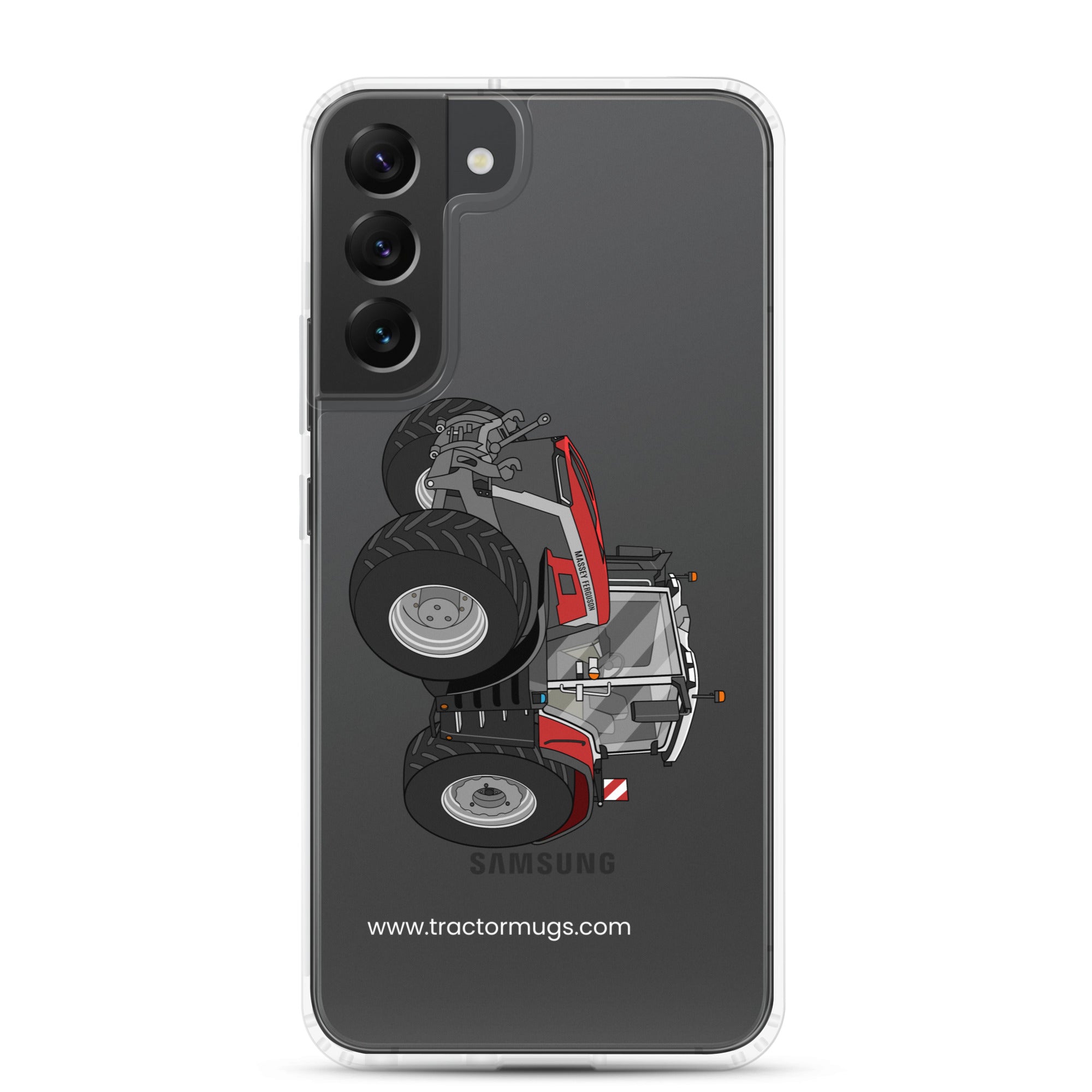 Massey Ferguson Clear Case for Samsung® Samsung Galaxy S22 Plus Massey Ferguson 9X | Clear Case for Samsung® Quality Farmers Merch