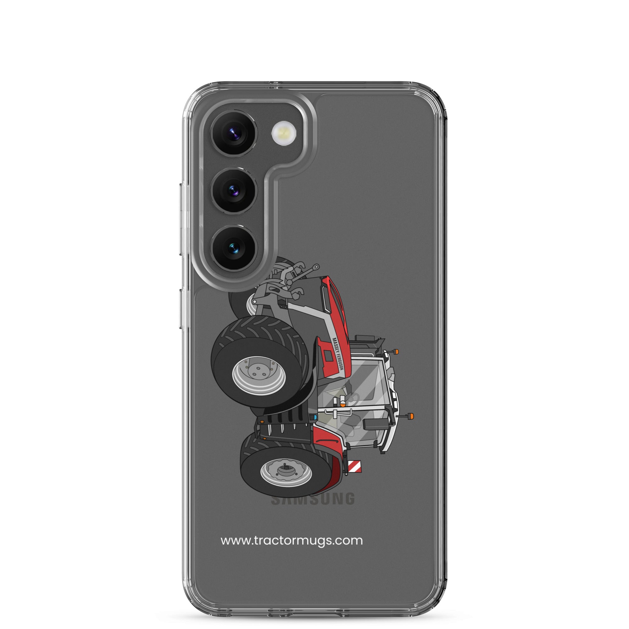 Massey Ferguson Clear Case for Samsung® Samsung Galaxy S23 Massey Ferguson 9X | Clear Case for Samsung® Quality Farmers Merch
