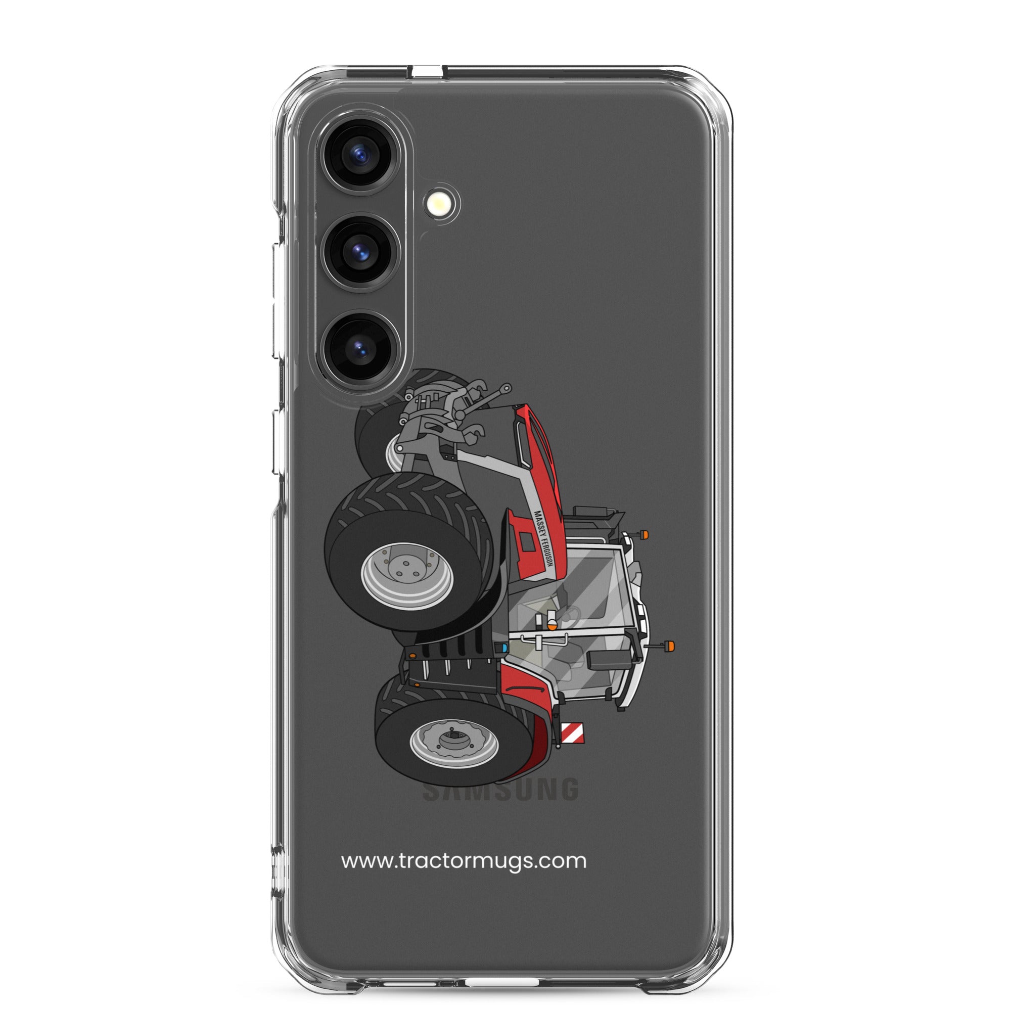 Massey Ferguson Clear Case for Samsung® Samsung Galaxy S24 Plus Massey Ferguson 9X | Clear Case for Samsung® Quality Farmers Merch