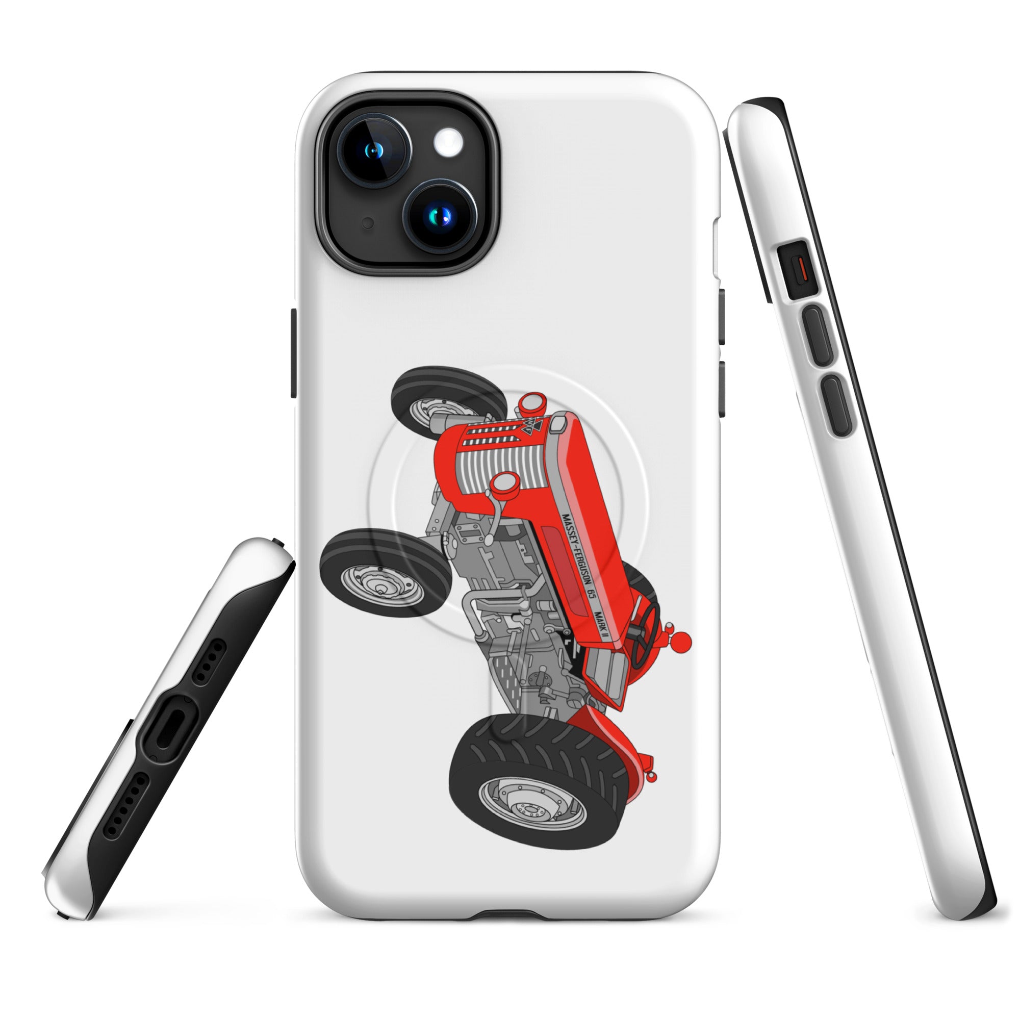 Massey Ferguson MagSafe® Tough Case for iPhone® iPhone 15 Plus Massey-Ferguson 65 Mark II | MagSafe® tough case for iPhone® Quality Farmers Merch