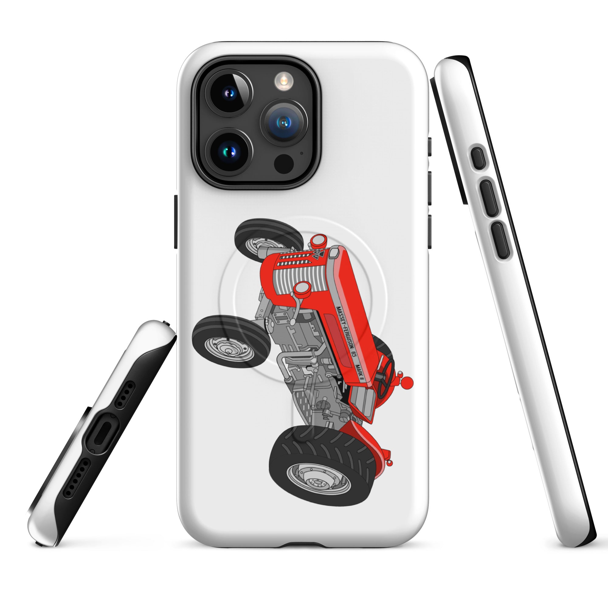 Massey Ferguson MagSafe® Tough Case for iPhone® iPhone 15 Pro Max Massey-Ferguson 65 Mark II | MagSafe® tough case for iPhone® Quality Farmers Merch