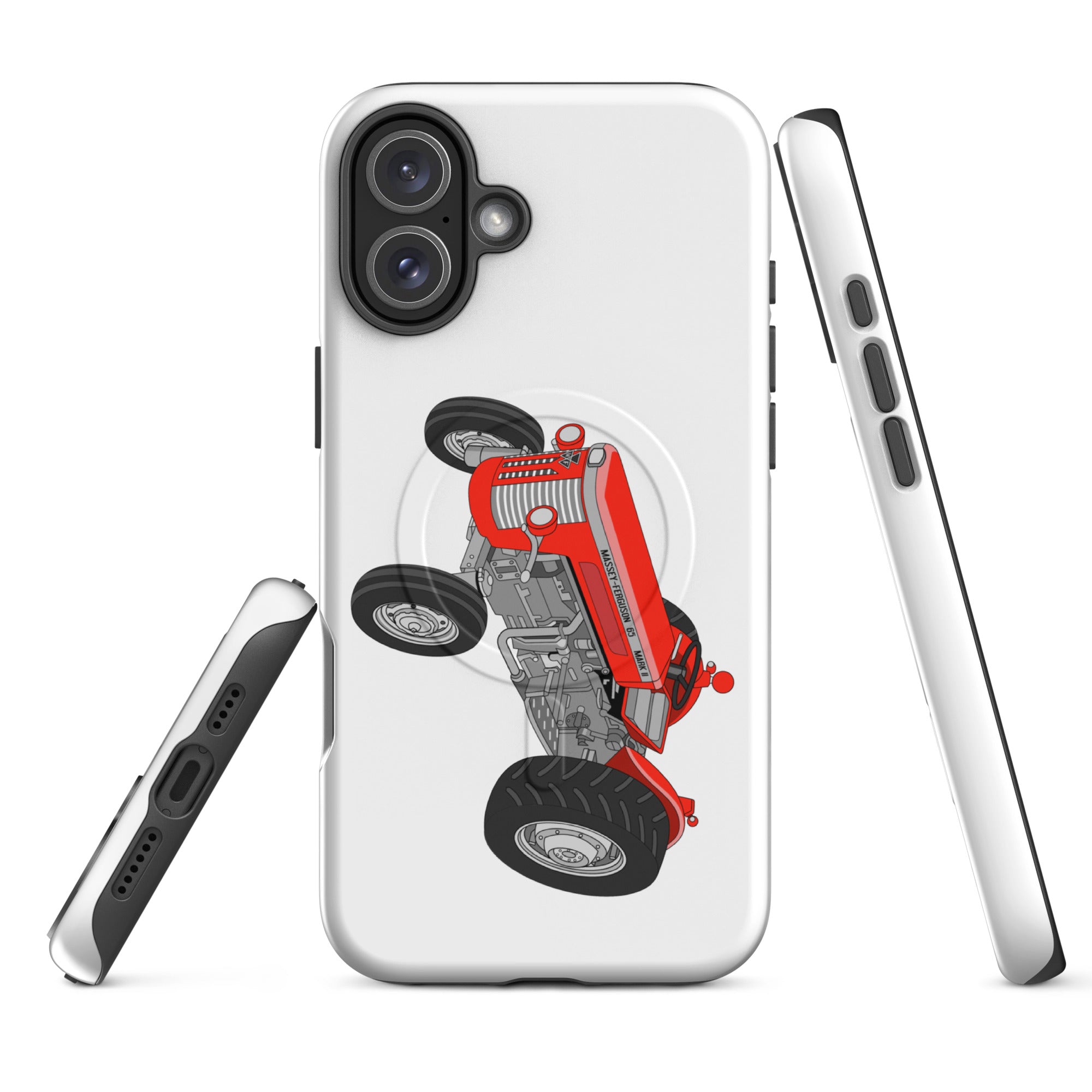 Massey Ferguson MagSafe® Tough Case for iPhone® iPhone 16 Plus Massey-Ferguson 65 Mark II | MagSafe® tough case for iPhone® Quality Farmers Merch