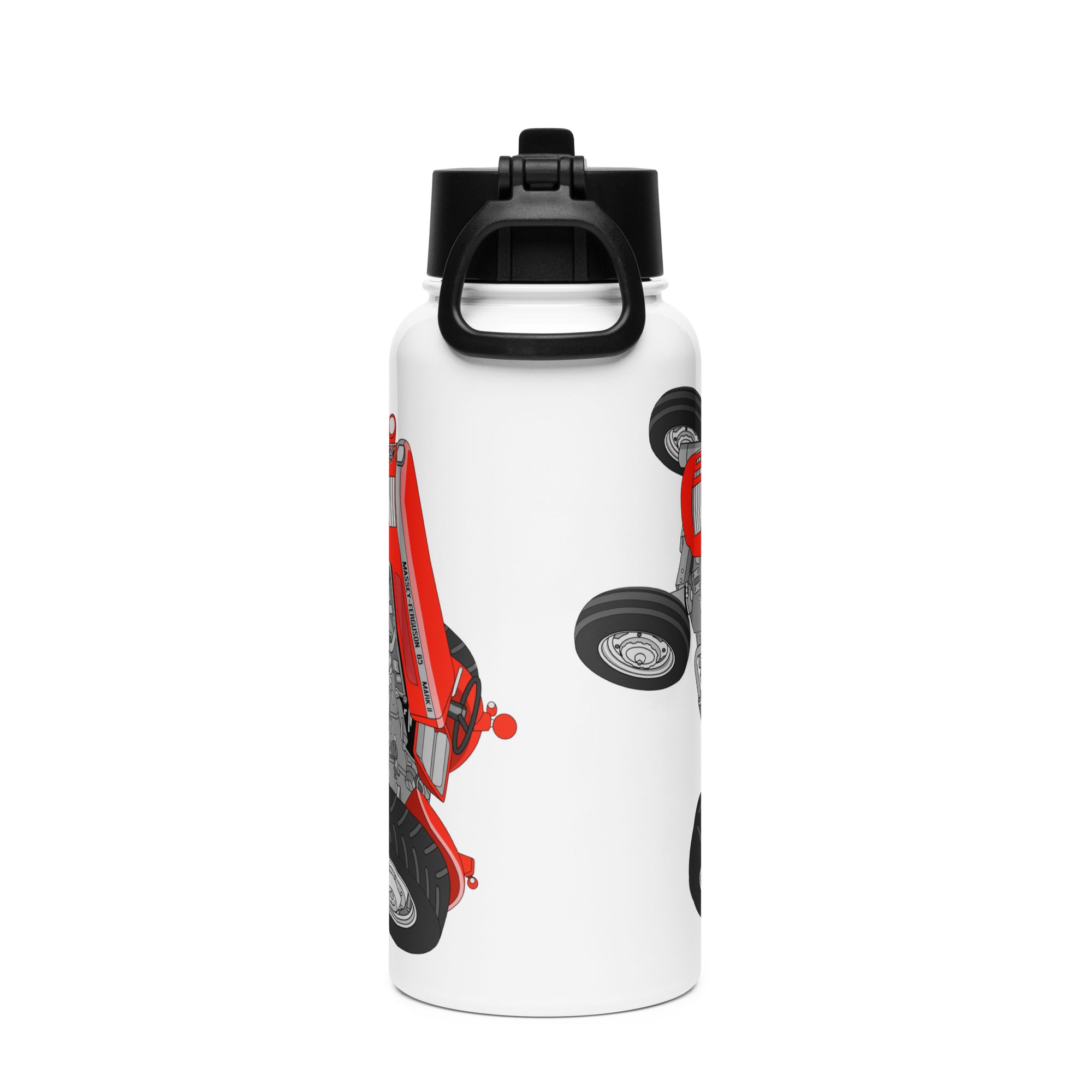 Massey Ferguson Massey-Ferguson 65 Mark II | Stainless steel water bottle with a straw lid Quality Farmers Merch
