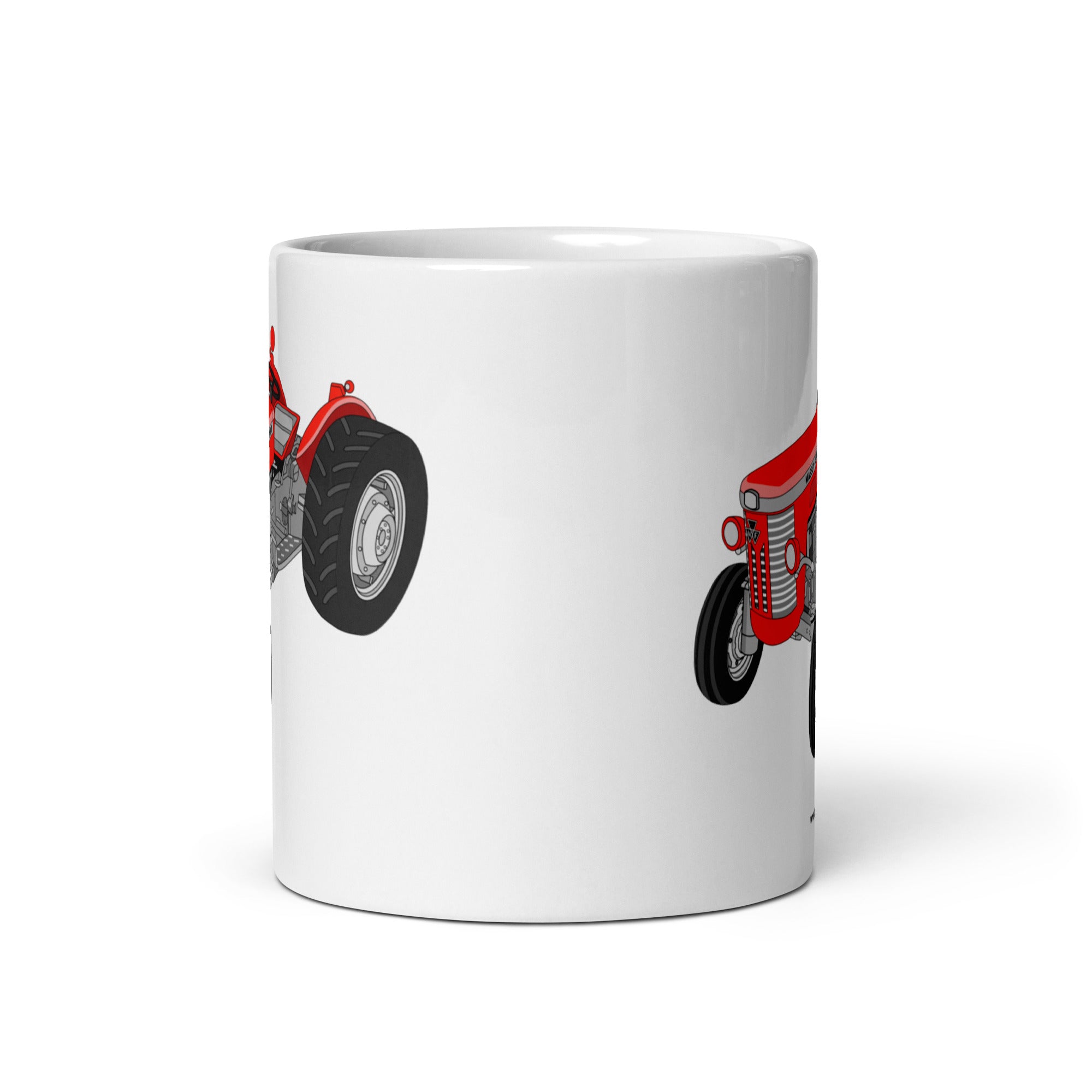 Massey Ferguson Massey-Ferguson 65 Mark II | White glossy mug Quality Farmers Merch