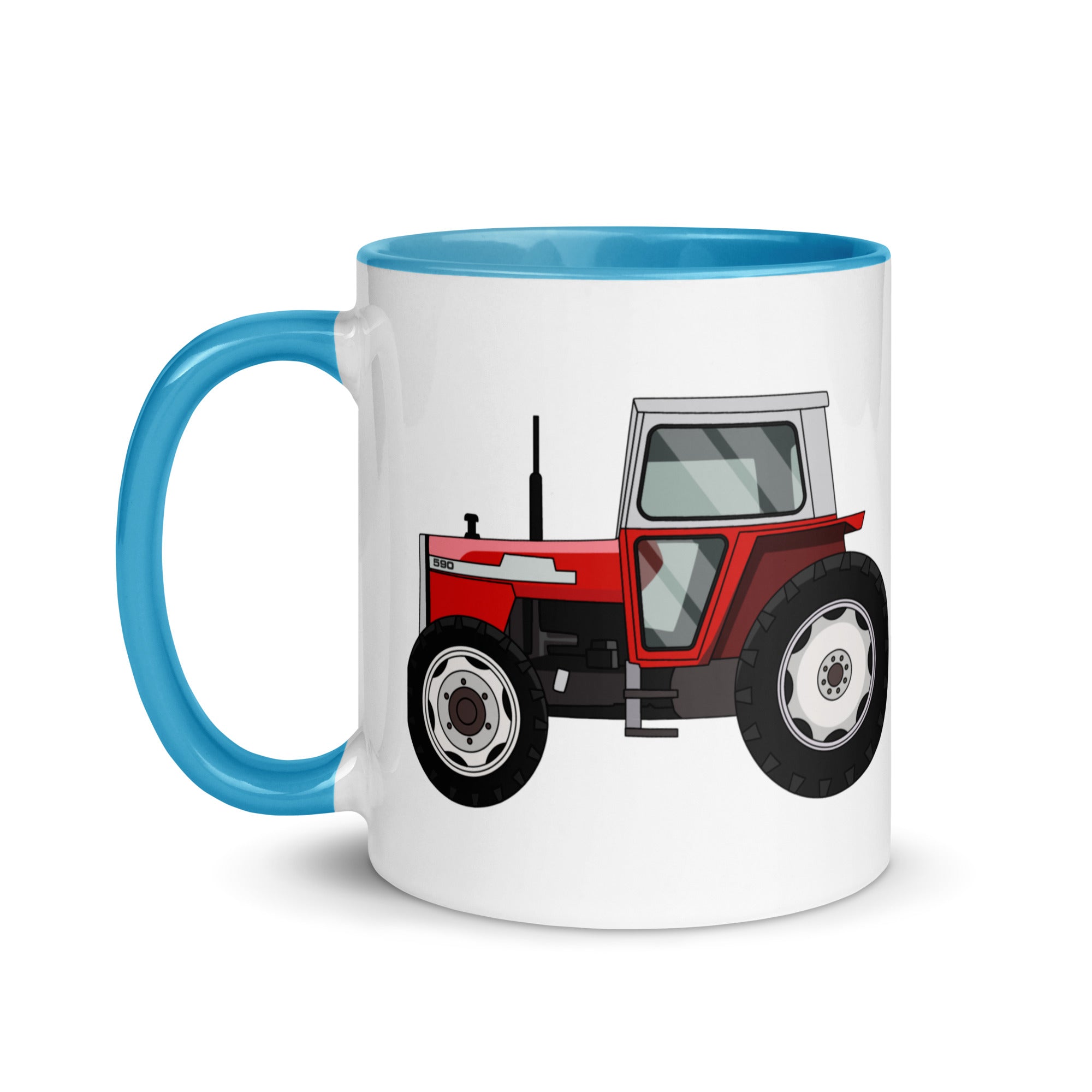 Massey Ferguson Mug with Color Inside Massey Ferguson 590 | Mug with Color Inside Quality Farmers Merch