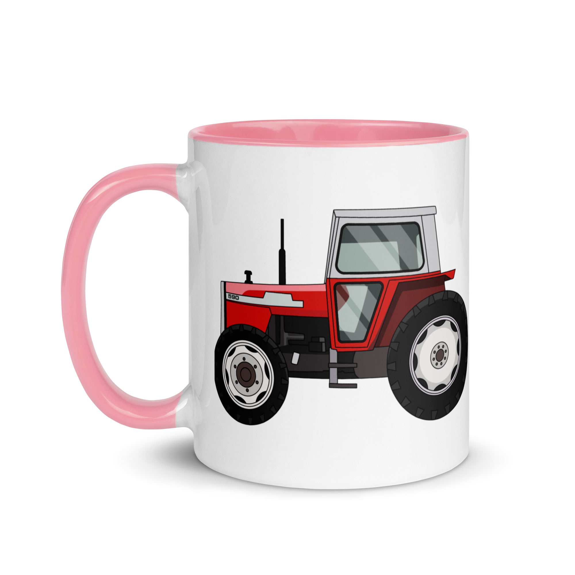 Massey Ferguson Mug with Color Inside Massey Ferguson 590 | Mug with Color Inside Quality Farmers Merch