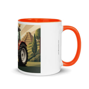 Massey Ferguson Orange / 11 oz Massey Ferguson 6180 | Art Deco Mug with Color Inside Quality Farmers Merch
