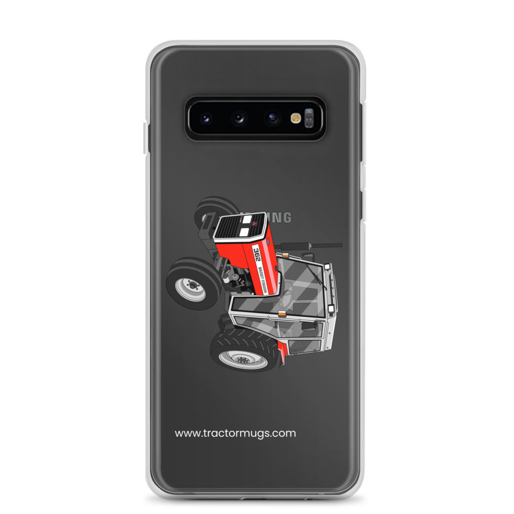 Massey Ferguson Samsung Galaxy S10 Massey Ferguson 362 | Clear Case for Samsung® Quality Farmers Merch